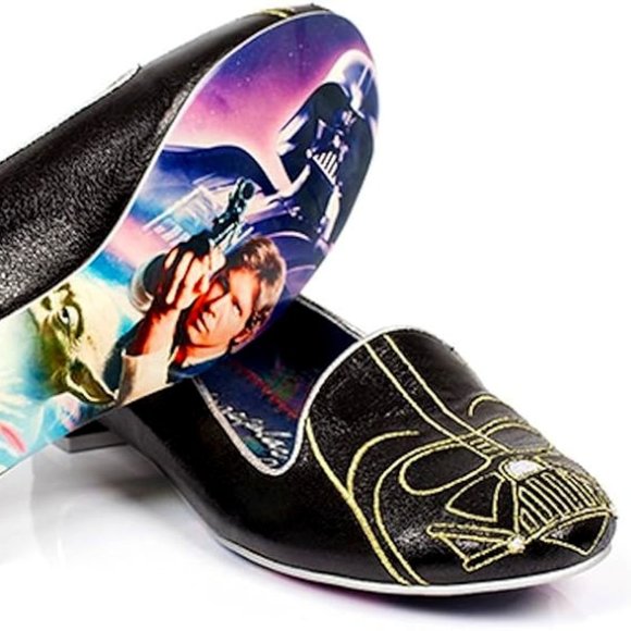 Irregular Choice Shoes - NEW! Luxe Star Wars Darth Vader IRREGULAR CHOICE Womens Loafers Flats Shoes 8.5